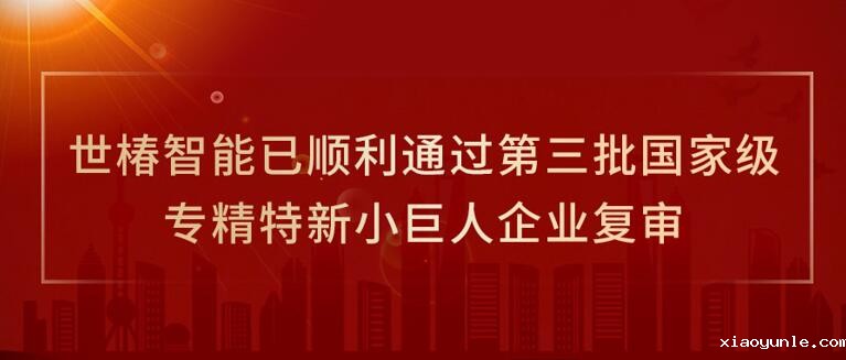 星空app登录入口官网已顺利通过第三批国家级专精特新小巨人企业复审